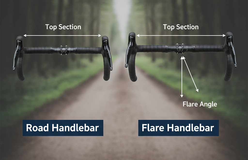 road vs flare handlebar
