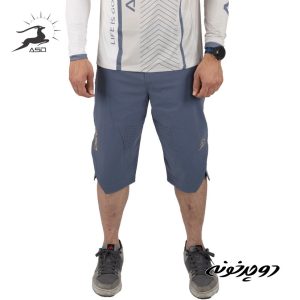 شلوارک دوچرخه سواری آبی آسو